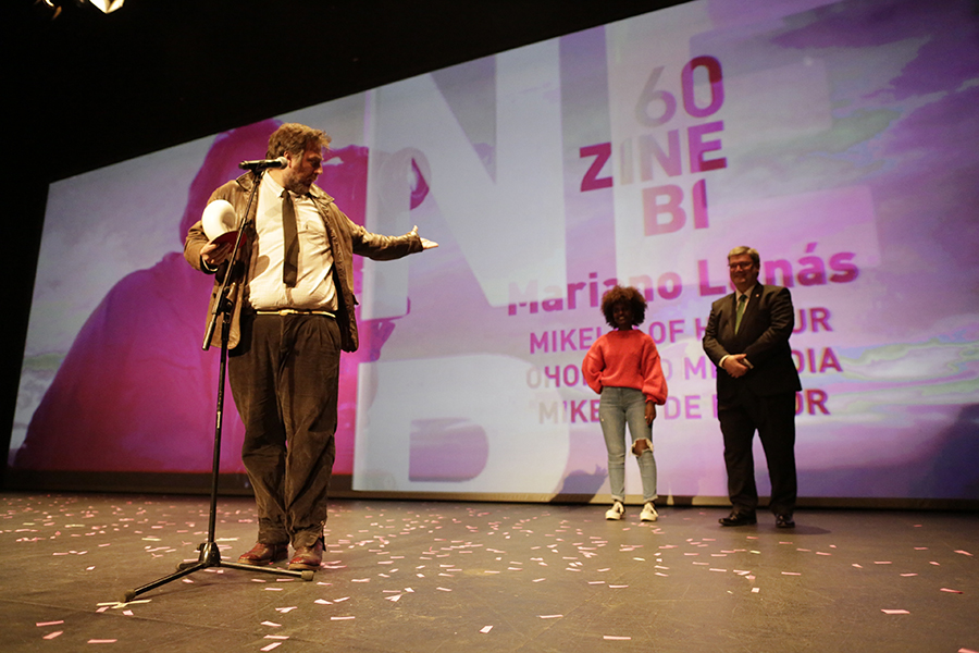 Mariano Llinás.Ohorezko Mikeldi Saria _ Mikeldi of Honour Award _ Premio Mikeldi de Honor