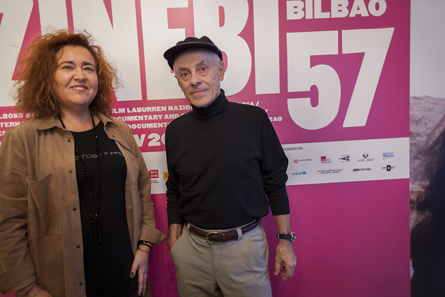 Nekane Alonso (Concejala de Cultura), Juan Ruiz Anchía. Prentsaurreko _ Press-conference _ Conferencia de prensa (2015)